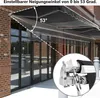 UISEBRT 250 X 200 cm markýza se sklopným ramenem hliníková Náhled obrázku produktu 5