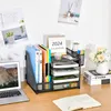 Schreibtischaufsatz Schreibtisch Organizer mit Aktenhalter Produktbild-Vorschau 2