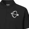 Huuraa Damen Polo Shirt Schütze Sternzeichen Symbol XL Produktbild-Vorschau 2