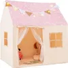 COSTWAY 119x104x129cm domek do zabawy dla dzieci wewnątrz, Podgląd zdjęcia produktu 1