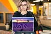 MuchoWow® Laptop Aufkleber Sticker Cover Lavendel - Hügel - Produktbild-Vorschau 5