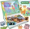 Omalovánky Magnetická hra na pasení Chrastítko s puzzle Náhled obrázku produktu 1