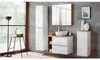 Plateau meuble sous vasque - 81 x 46 x 2,5 cm - Elise Oak Voir les images du produit 2