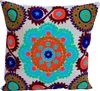 Dekokissen Mandala Anise 40x40x15 cm Baumwollsamt gefüllt Produktbild-Vorschau 1
