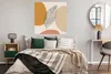MuchoWow® Poster Feder - Pastell - Sommer 100x100 cm - Produktbild-Vorschau 4