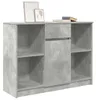 vidaXL Sideboard mit Schublade Betongrau 101x35x76 cm Produktbild-Vorschau 4