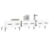 vidaXL TV-Schrank Hochglanz-Weiß 150x36x30 cm Holzwerkstoff Produktbild-Vorschau 17