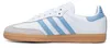 Adidas Samba Og J In White Blue For Youth - 5.5 UK - 38 2/3 Voir les images du produit 6