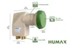 HUMAX Green Power Quad-LNB 4 Teilnehmer, stromsparend, HD Produktbild-Vorschau 4