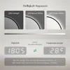 Demonstration of different brightness settings and digital displays of a mirror. Podgląd zdjęcia produktu