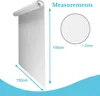Intirilife Fliegennetz aus Fiberglas Weiß Meterware Breite Produktbild-Vorschau 4