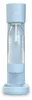 A light blue soda maker with a clear bottle filled with carbonated water. Podgląd zdjęcia produktu