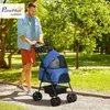 PawHut hondenwagen, kinderwagen voor kleine honden, Productafbeelding-voorbeeld 2