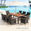 Set da giardino COSTWAY da 9 pezzi in polyrattan, set da Anteprima dell’immagine prodotto 8
