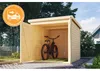 Expresshaus Fahrradgarage Karibu Bike Box 3 Holz 162,5 x Produktbild-Vorschau 3