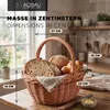 Weidenkorb mit Henkel 32 cm Geflochtener Brotkorb & Produktbild-Vorschau 4