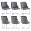 Flieks Esszimmerstühle 6er Set mit silber galvanisierte Produktbild-Vorschau 9