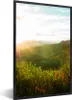 MuchoWow® Gerahmtes Poster Hügel - Sonnenuntergang - Gras - Produktbild-Vorschau 1