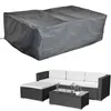 Pokrowiec ochronny 227x152x65 czarny meble ogrodowe rattan Podgląd zdjęcia produktu 6
