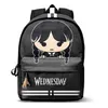 Mercoledì HS Fan Backpack Carino Anteprima dell’immagine prodotto 1
