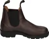 A side view of a brown leather Blundstone boot against a white background. Produktbild-Vorschau