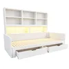 Flieks Tagesbett 90x200cm mit Ausziehbarem Bett, Schlafsofa Produktbild-Vorschau 9