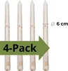 TIMBERMIK ø 6cm 4-Pack Spitze Holzpalisaden Länge: 180 cm Produktbild-Vorschau 3