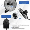 Ø56 cm Wand-Ventilator Oszillierend Ventilator für Lager Produktbild-Vorschau 4