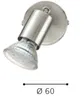 Spot Moderno Buzz Led In Acciaio Nichel Satinato 1 Luce Anteprima dell’immagine prodotto 12