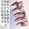 Nagelstempelplatte für Nailart BLUMEN Produktbild-Vorschau 3