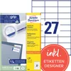 Avery Zweckform 3479 Universal-Etiketten, A4 mit ultragrip, Produktbild-Vorschau 1