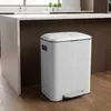 Kosz na śmieci Relaxdays, 2 komory, 2 x 20 l, wyjmowane Podgląd zdjęcia produktu 3