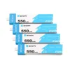 A stack of four identical battery packs. Produktbild-Vorschau