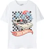 Hot Wheels - T-shirt pour homme NS8064 (XL) (Blanc) Voir les images du produit 1
