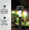 LED Solar-Gartenleuchte Wegeleuchte Erdspieß RGBY mit Produktbild-Vorschau 3