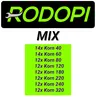 100 x RODOPI Klett Schleifpapier 115mm RedDevil Körnung Mix Produktbild-Vorschau 2