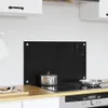 Panel kuchenny Czarny 70 x 40 cm szkło hartowane Podgląd zdjęcia produktu 3