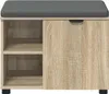 vidaXL Lavice do předsíně s polštářem dub Sonoma 60 x 38 x Náhled obrázku produktu 5