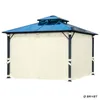 Alu Pavillon PAGODE 3,5x3,5m beige mit Moskitonetz Produktbild-Vorschau 10