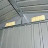 vidaXL Szopa ogrodowa zielona metalowa 204 x 132 x 186 cm Podgląd zdjęcia produktu 2