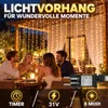 3x3 meter lichtgordijn, binnen, warm wit, 300 LED's. Productafbeelding-voorbeeld 4
