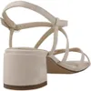 Tamaris Damen Sandalette aus Stoff mit Karree Spitze Produktbild-Vorschau 3