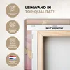 Leinwand Bilder 80x120 cm - Lebensbaum - Rosa - Gold - Produktbild-Vorschau 3
