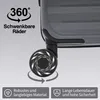 Set di valigie Flieks, set da viaggio 3 pezzi, tasche Anteprima dell’immagine prodotto 4