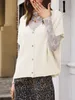 Damen-Frühlingsstrickjacke, Fledermausärmel, Knopfleiste, Produktbild-Vorschau 3