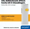 Exquisit Vollraumkühlschrank KS350-V-H-040E inoxlook | Produktbild-Vorschau 2