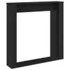 vidaXL Obudowa kominka czarna 100x20x100 cm materiał Podgląd zdjęcia produktu 6