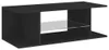 vidaXL TV-Schrank mit LED-Leuchten Schwarz 90x39x30cm Produktbild-Vorschau 6