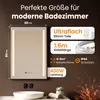 Dalsys Infrarotheizung Spiegel 80x60cm 400W mit schwarzem Produktbild-Vorschau 2