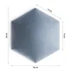 Muralo pannello imbottito HEXAGON rivestimento parete Anteprima dell’immagine prodotto 4